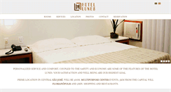 Desktop Screenshot of hotellunes.com.br